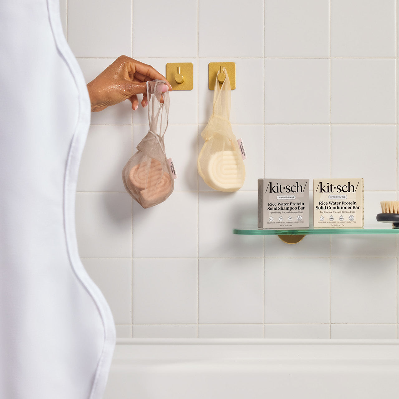 Rice Water Protein Shampoo Bar Saver Bag