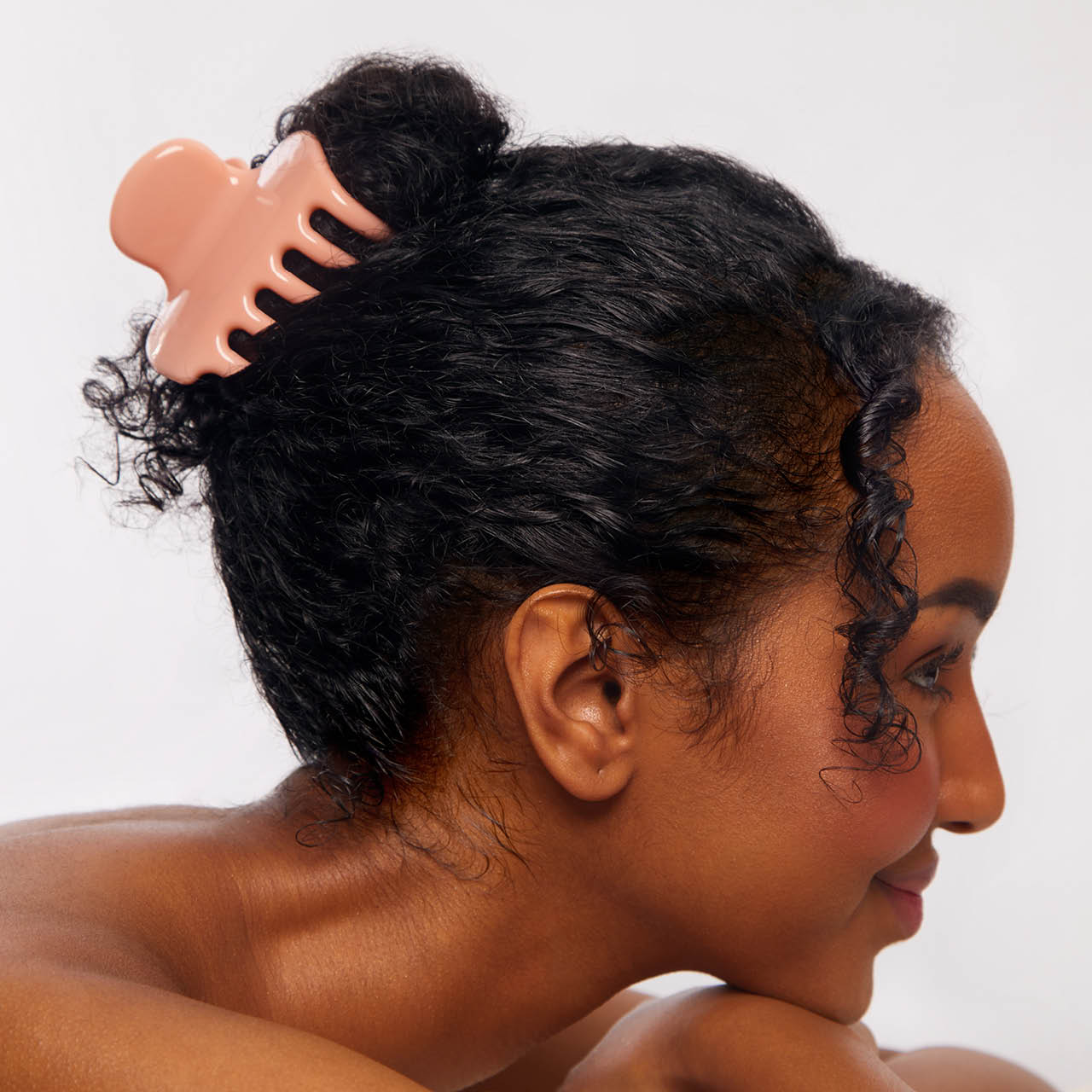 Rosewood Cloud Claw Clip