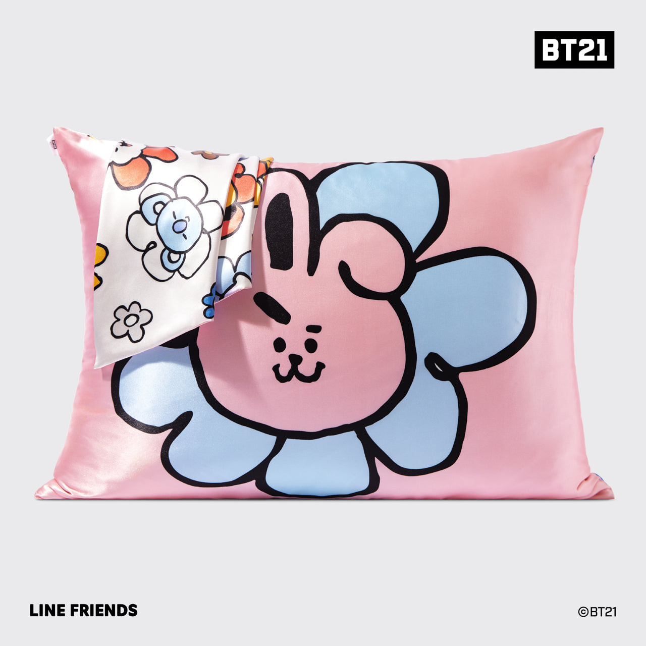 Kitsch x BT21 Satin Pillowcase in COOKY