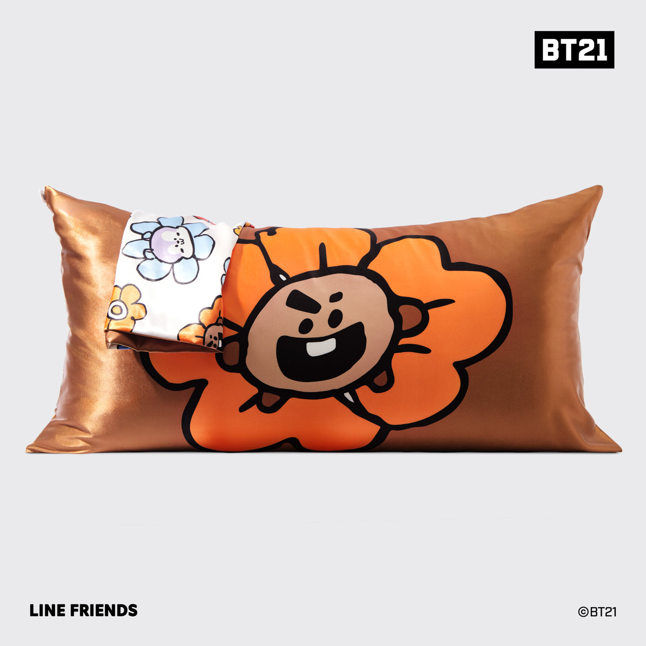 Kitsch x BT21 Satin Pillowcase in SHOOKY - King