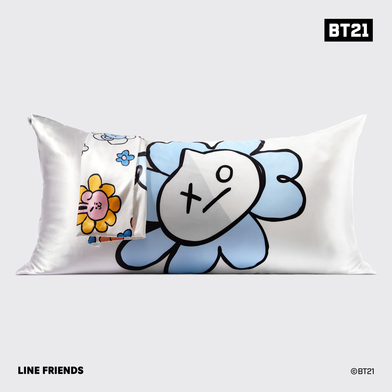 Kitsch x BT21 Satin Pillowcase in VAN - King