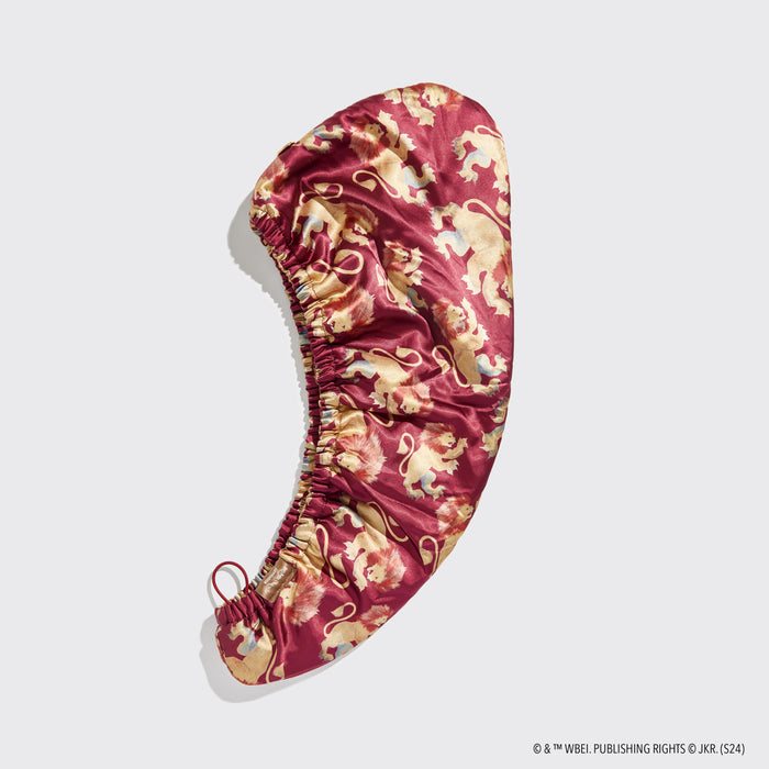 Kitsch x Harry Potter Satin Wrapped Hair Towel in Gryffindor