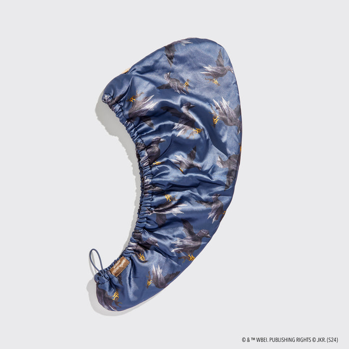 Kitsch x Harry Potter Satin Wrapped Hair Towel in Ravenclaw