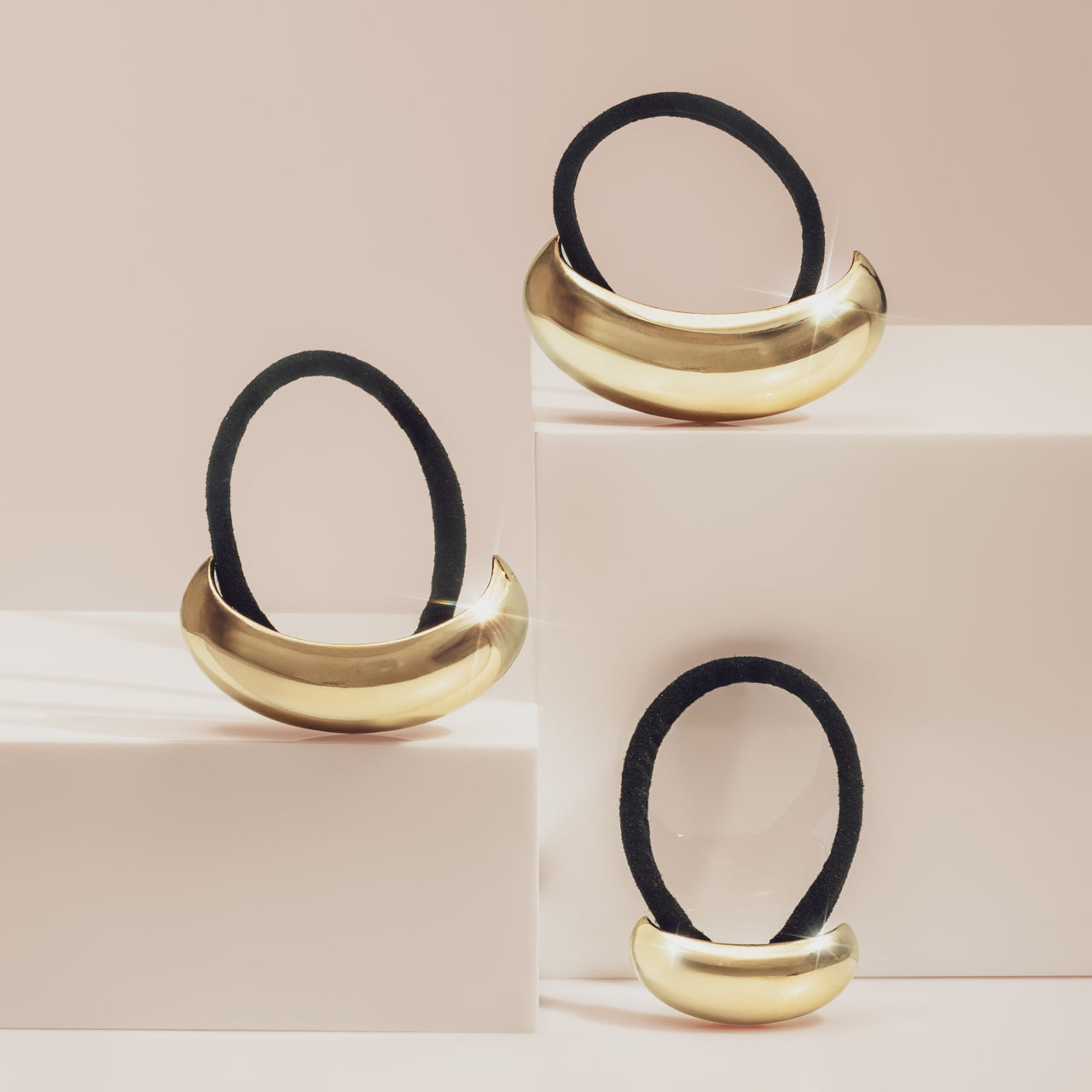 Gold Metal Cloud Cuff - Large