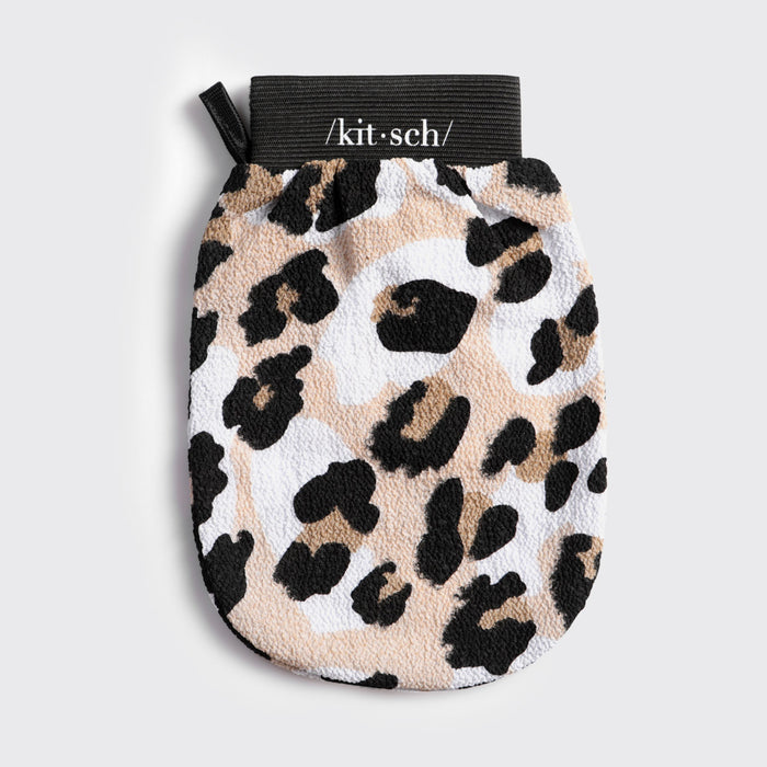 Leopard Exfoliating Glove