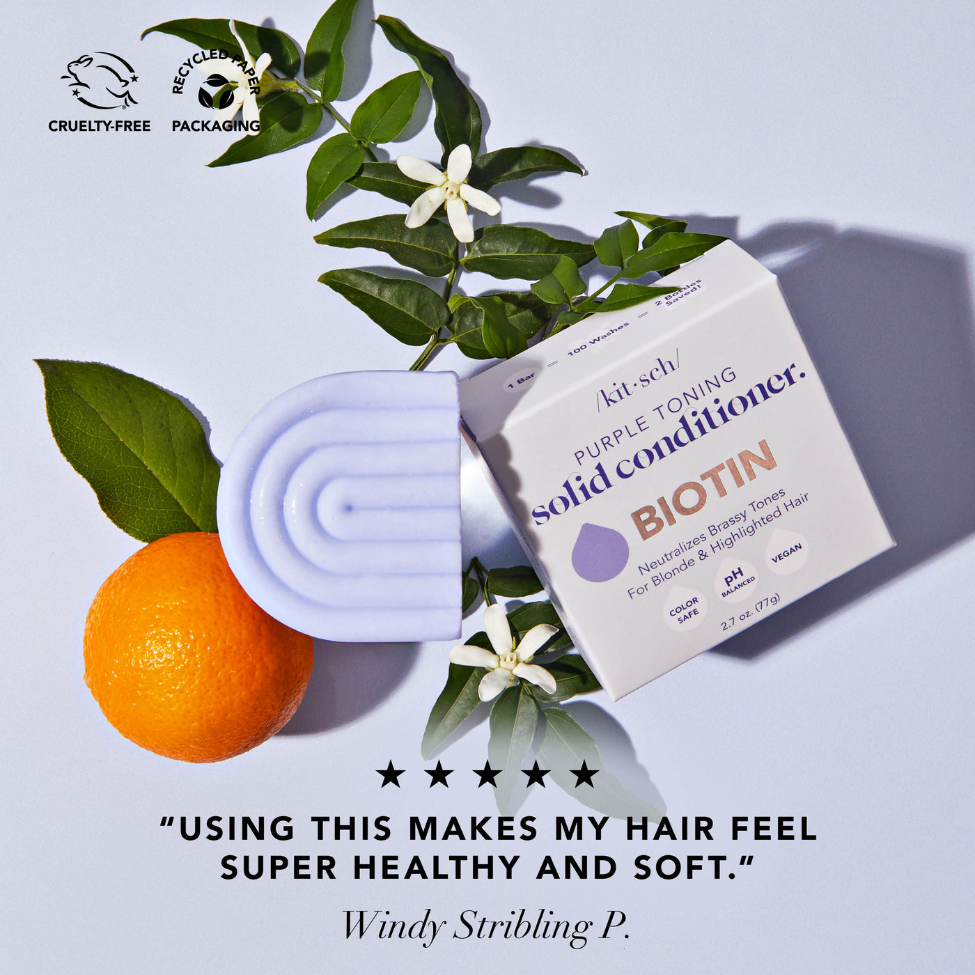 Purple Toning Shampoo & Conditioner Combo for Color-Treated & Grey Hair