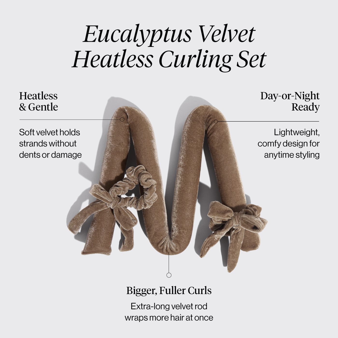 Eucalyptus Velvet XL Heatless Curling Set