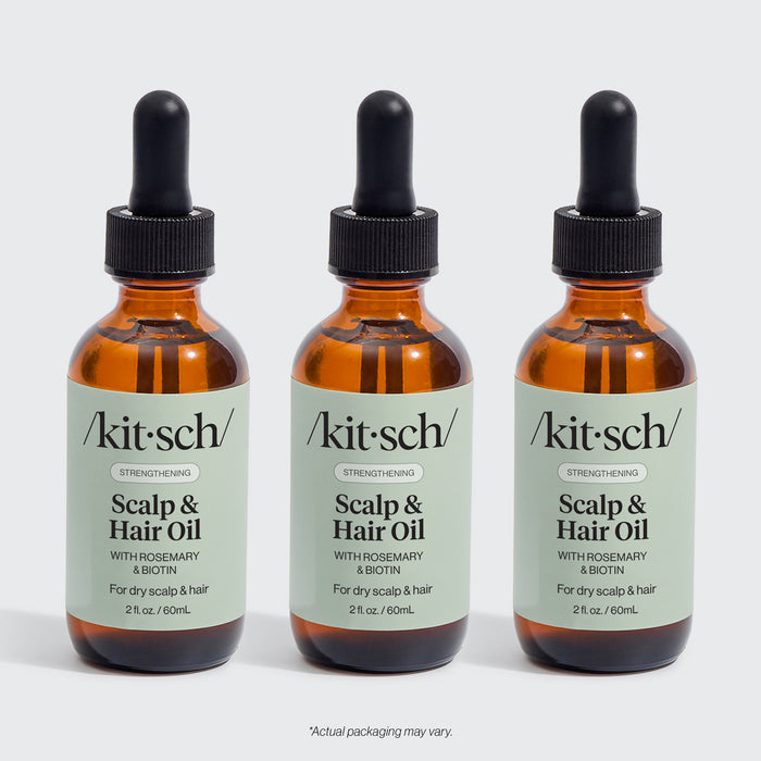 Rosemary Scalp & Hair Strengthening Oil With Biotin 3 Pack