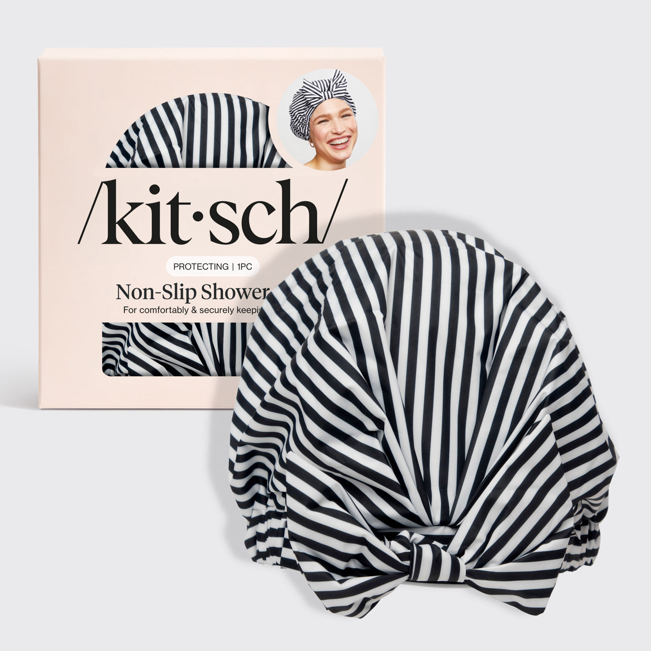 Stripe Shower Cap