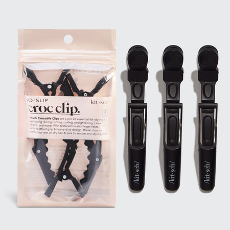 No Slip Crocodile Clips 3pc Set