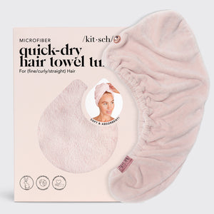 Microfiber Hair Towel  - Blush