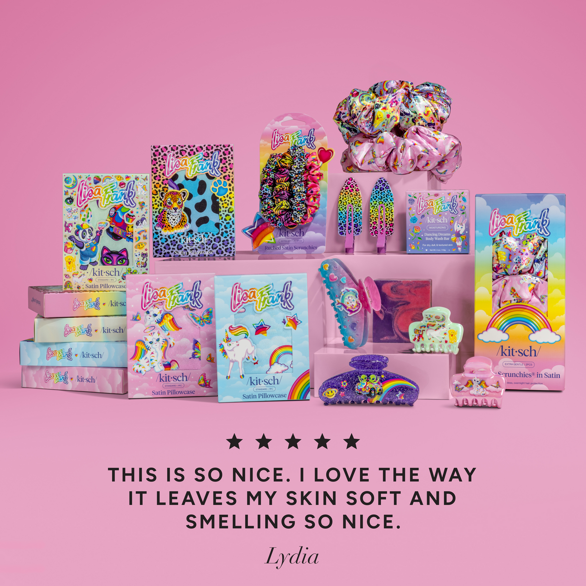 Cleanning Body Lisa Frank x Kitsch Dancing Dreams Body Wash Bar | KITSCH