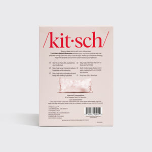 Satin Pillowcase in Striped Bows - King