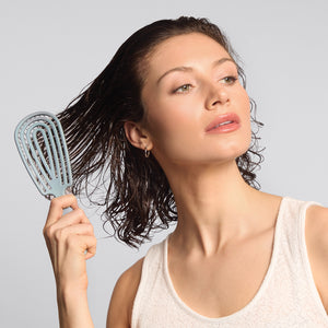 Haze Blue Detangling Flexi Brush