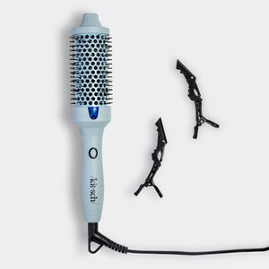 Haze Blue Volumizing Thermal Round Brush - Large