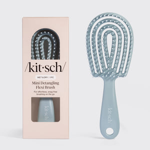 Haze Blue Detangling Flexi Brush - Mini