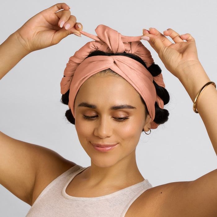 Terracotta Set & Flow Active Curling Headband