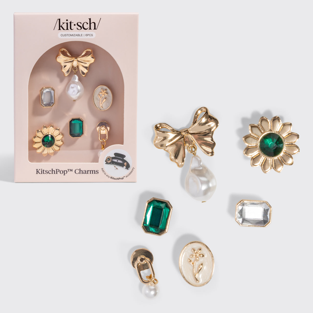 KitschPop™️ Charms in Vintage Emerald