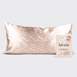 Satin Pillowcase in Leopard - King