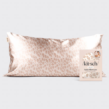 Satin Pillowcase Leopard King