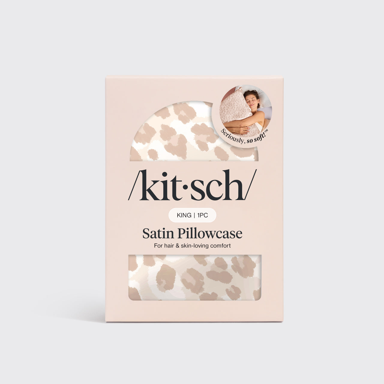 Satin Pillowcase in Leopard - King