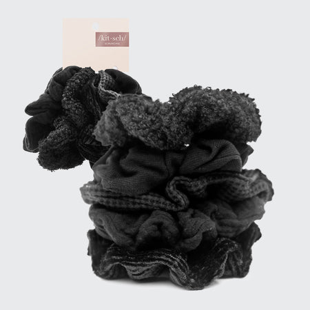 Assorted Textured Scrunchies