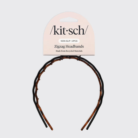 Zig Zag Headband 2pc & Tort