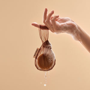 Chocolate Body Wash Bar Bag