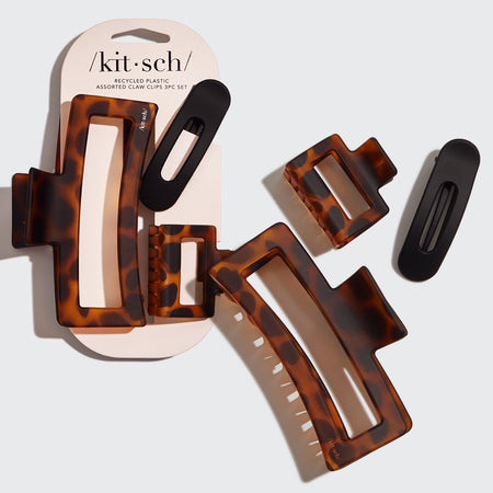 Rectangle Claw Clips 3pc Set