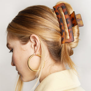 Assorted Rectangle Claw Clips 3pc Set