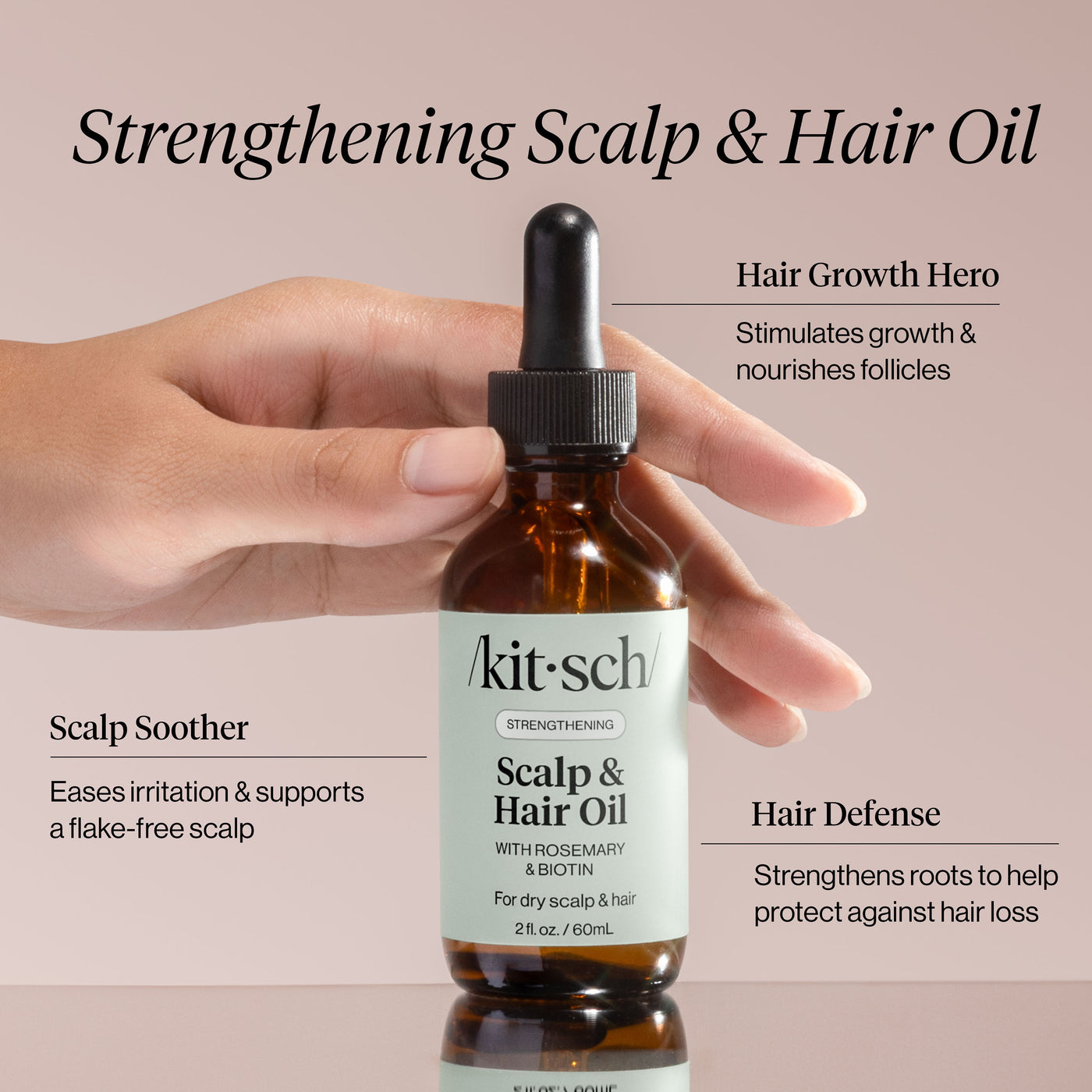 Strengthening Rosemary & Biotin Scalp & Hair Oil 3 Pack