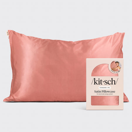 Satin Pillowcase Terracotta