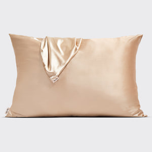 Satin Pillowcase in Champagne