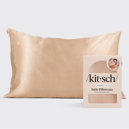 Satin Pillowcase Champagne