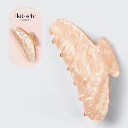 Blonde Marble Effect Claw Clip