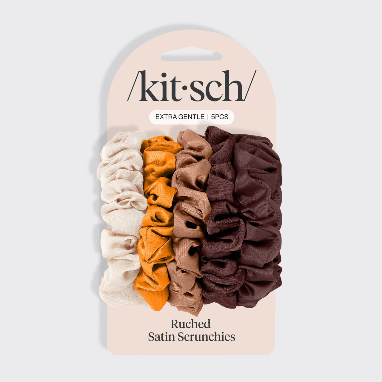 Sedona Satin Petite Scrunchies 5pc Set