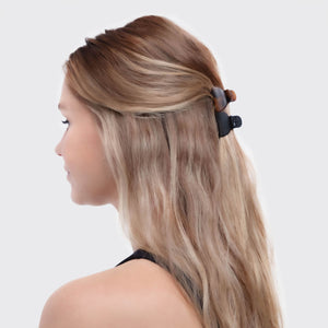 Black & Tort Claw Clips 6pc Set - X-Small