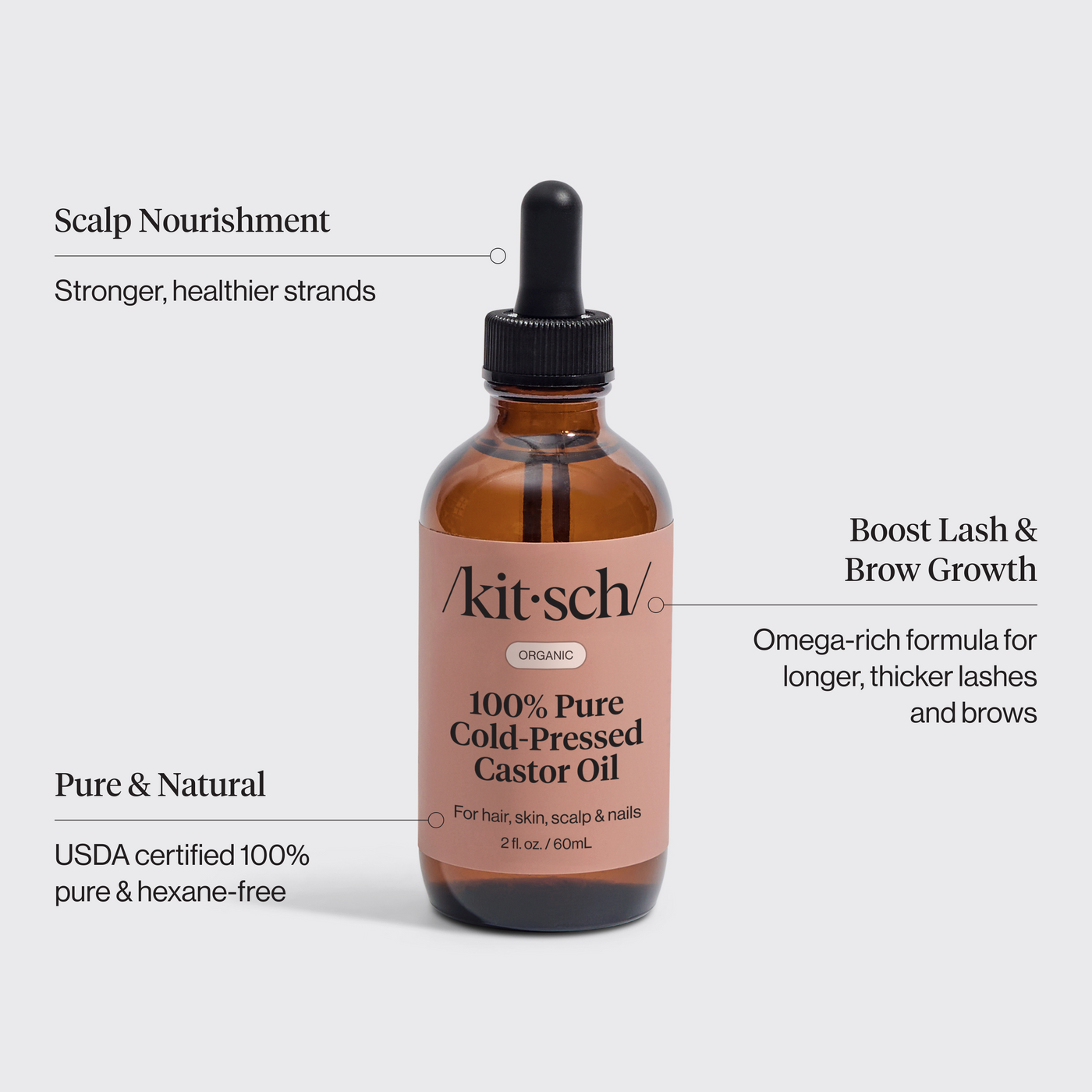 100% Pure Castor Oil 3-Pack