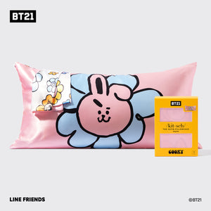 Kitsch x BT21 Satin Pillowcase in COOKY - King
