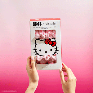 Kitsch x Hello Kitty XL Heatless Curling Set in Hello Kitty Faces