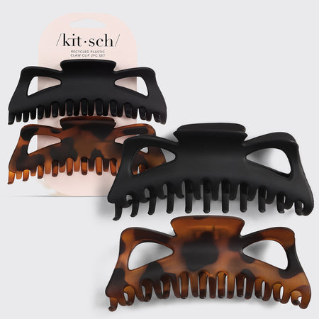 & Tort Classic Claw Clips 2pc Set Jumbo