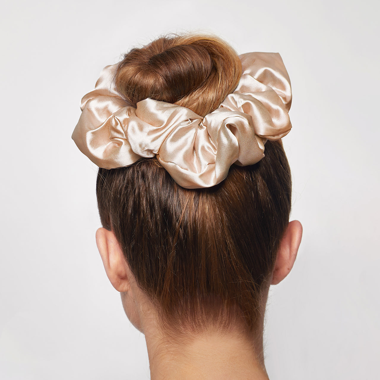 Limited Edition Champagne Satin PIllow Scrunchie