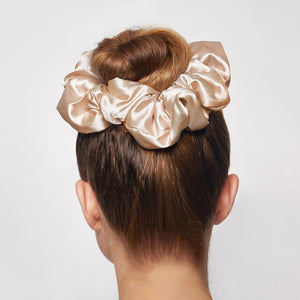 Limited Edition Champagne Satin PIllow Scrunchie
