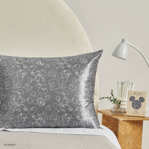 Kitsch x Mickey and Minnie Satin Pillowcase in Mickey Magic - King
