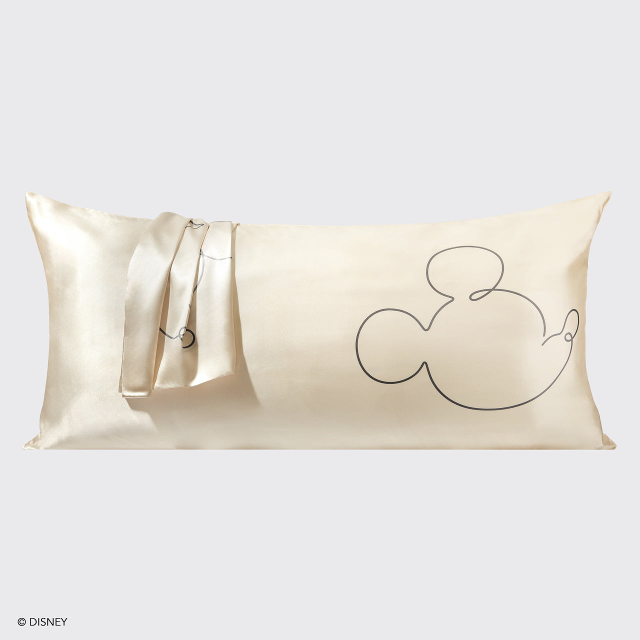 Kitsch x Mickey and Minnie Satin Pillowcase in Mr. Mouse - King