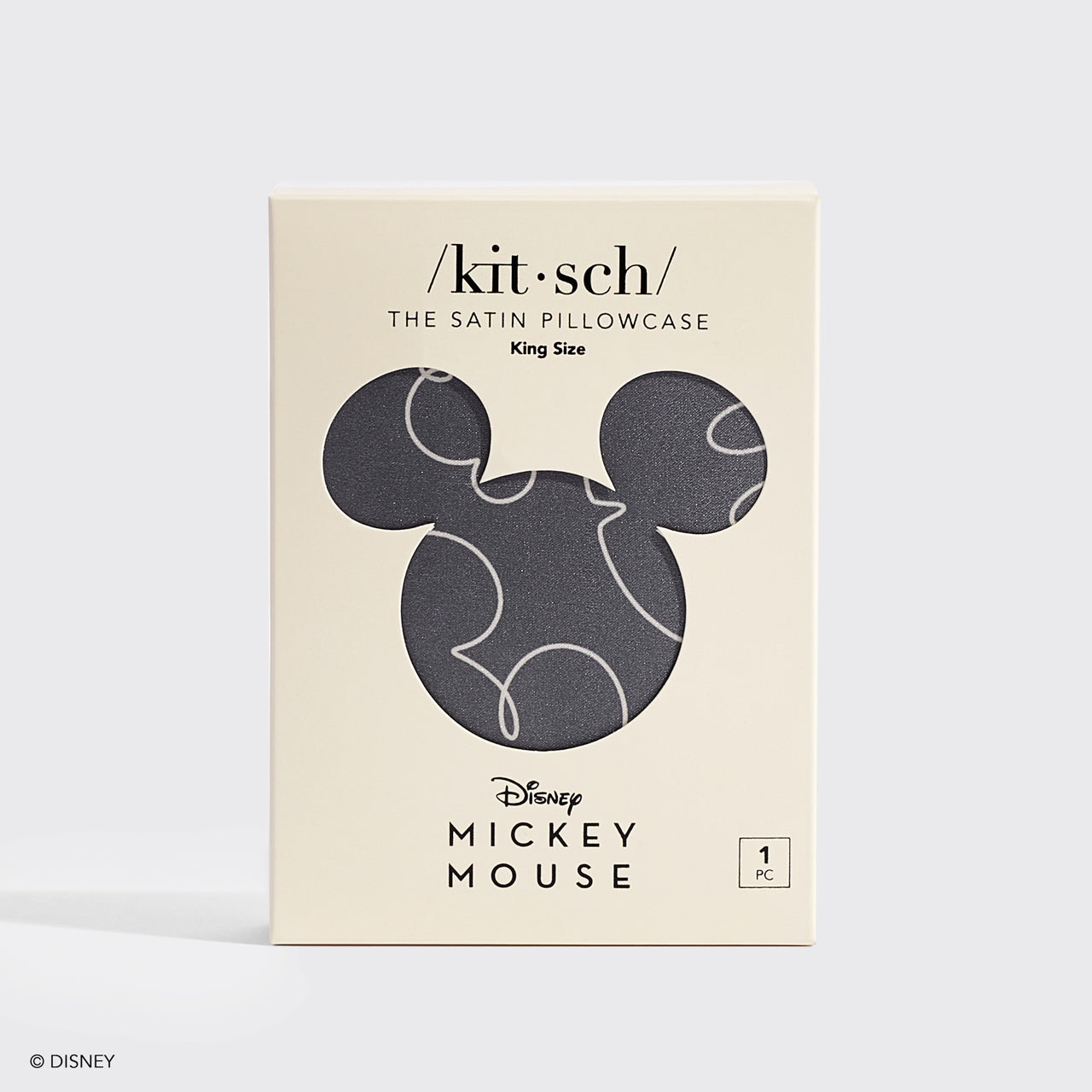 Kitsch x Mickey and Minnie Satin Pillowcase in Mickey Magic - King