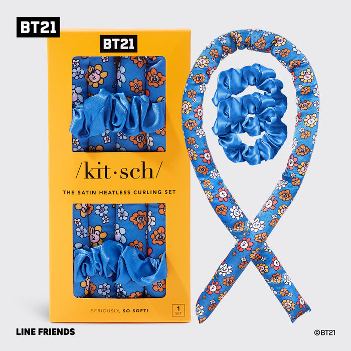 Kitsch x BT21 Satin Heatless Curling Set in UNIVERSTAR