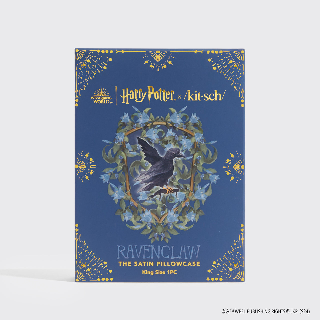 Kitsch x Harry Potter Satin Pillowcase in Ravenclaw - King