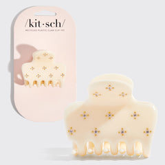 Ivory Rhinestone Cloud Claw Clip