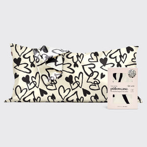 Heart Satin Pillowcase - King